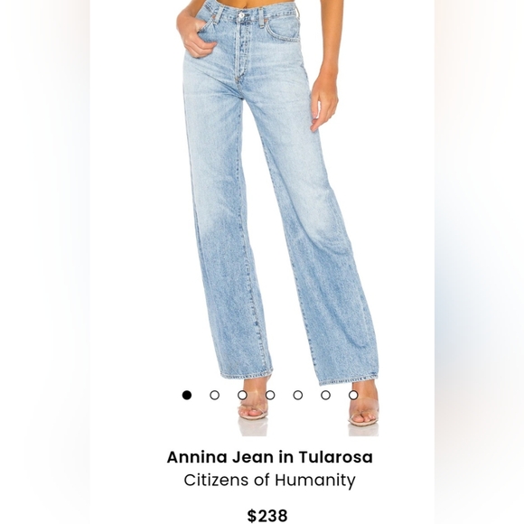 Citizens of Humanity ANNINA TROUSERS CoH Wide Leg Denim Tularosa 26 organic - Picture 2 of 8